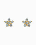 Petite Flower CZ Stud Earrings