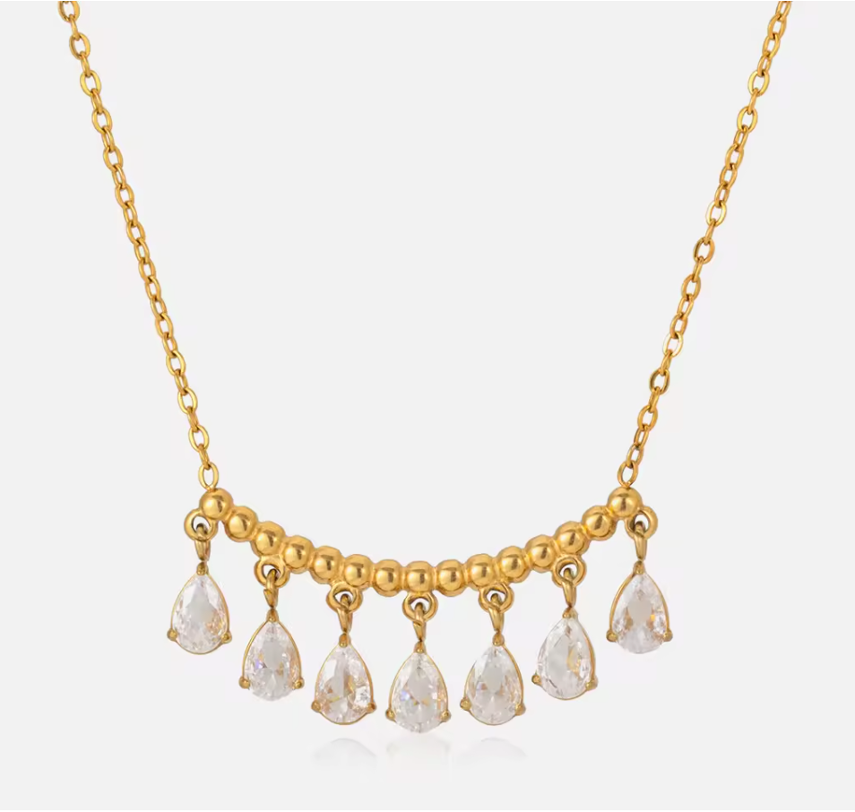 Sunlit Necklace Water Resistant