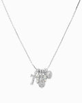 Saintly Cross Heart Charm Necklace