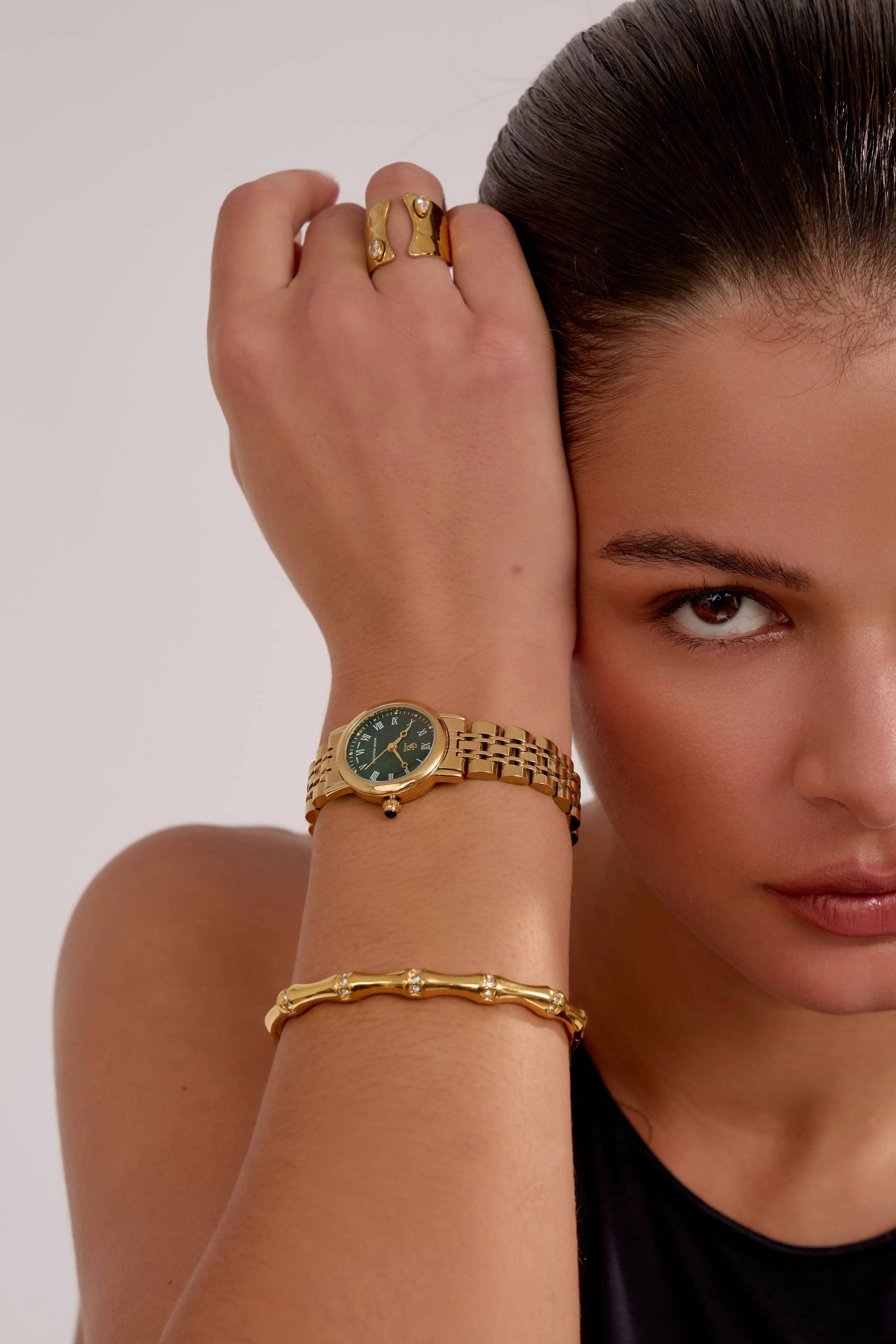 Colette Watch | Gold-Green