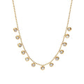 Bezel Drop Necklace- Water Resistant