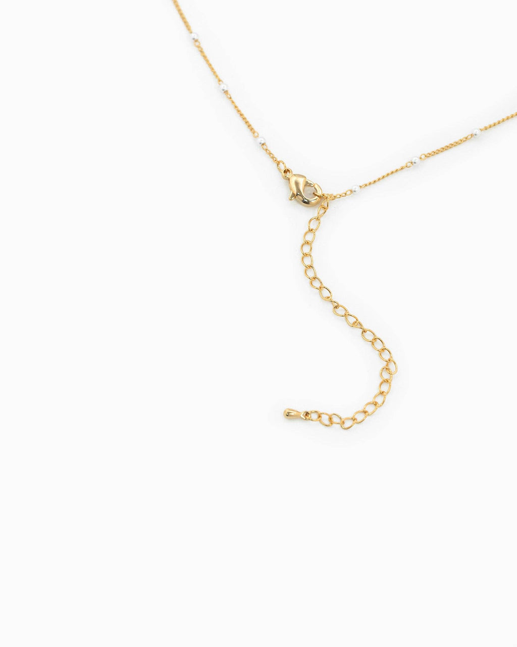 Trio Charm Angel Pearl Necklace