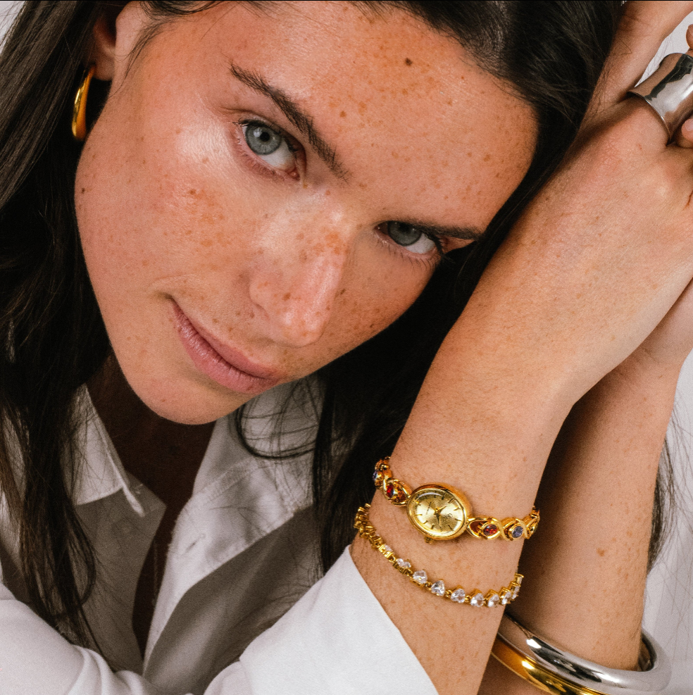 Isaline pearl watch