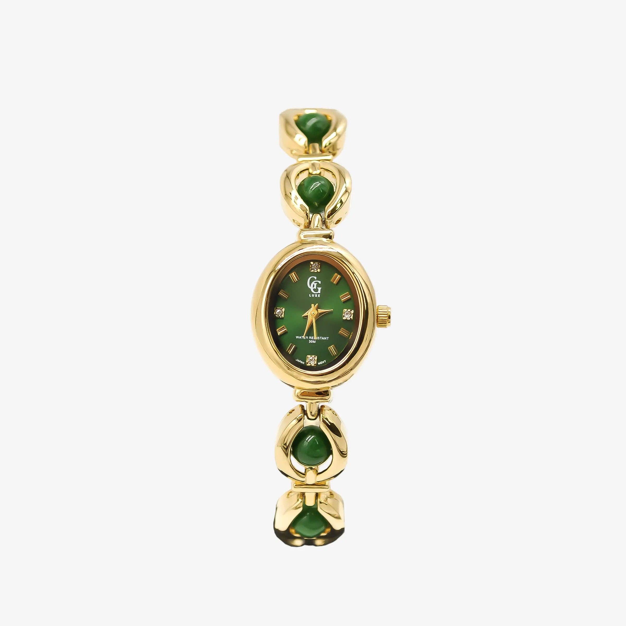 Solange Watch | Gold - Emerald